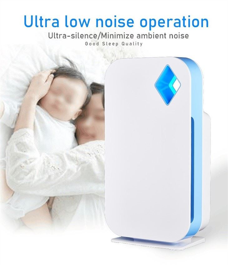 BK-01 Air Sensor Home Air Purifier With Three Filters